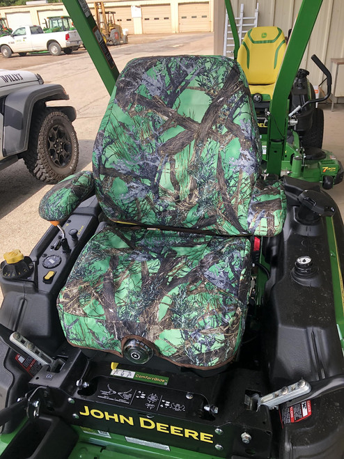 Durafit Seat Covers, Compatible with JD Z950R ZTrak™ Zero-Turn Mower in Green camo