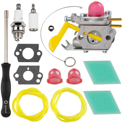 Ferilter SST25 Carburetor for Poulan Featherlite Weed Eater FL20 FL20C FL23 FL25 FL26 FL26C FX26 FX26S FX26SC SST25 SST25C TE475 P1500 String Trimmer 545081808