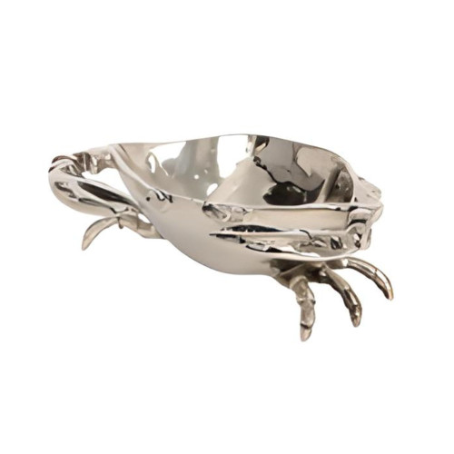 Culinary Concepts Nickel Crab Bowl, Silver