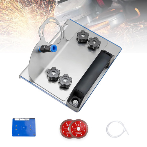 45 Degree Tile Chamfering Tool, Angle Grinder Tool with Stand for Tile 45° Chamfer Cutting, Adjustable Tile Cutter Tool, Special Cutting Bracket for 100-Type Angle Grinders