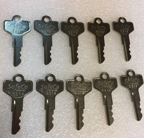 SafeCo Brands Keys for Allen Bradley Switches D018 SafeCo Brands (D018 Allen Bradley 10-Keys)