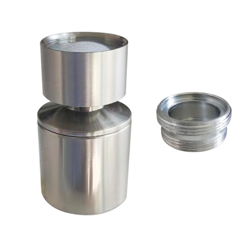 Brushed Nickel Rotate Sink Faucet Aerator.kitchen,bathroom faucet nozzle aerator,faucet extender, 360 degree swivel dual flow sprayer for sink tap head.