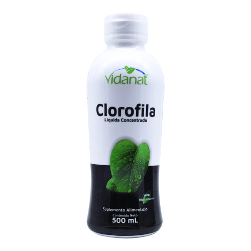 Vidanat Liquid Chlorophyll 500ml - Natural Detox, Immune Support & Energy Booster - Helps Digestion, Freshens Breath & Promotes Alkaline Balance