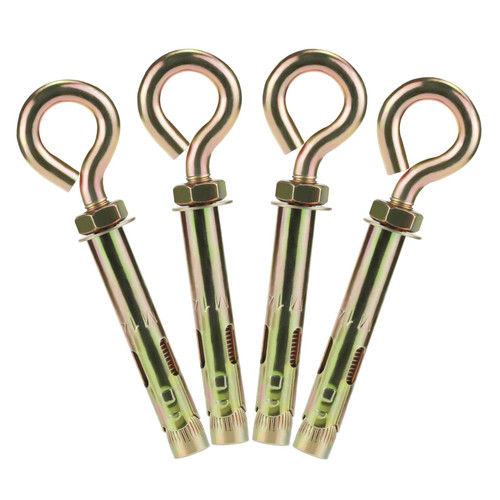Napredak Concrete Eye Bolt Anchor,9/16" x 5-1/2" eyebolts Anchor for Brick