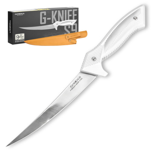 GOMEXUS Fillet Knife - 7-9" Fillet Knives For Fish - Razor Sharp Boning Knife - Saltwater and Freshwater Fishing - ultra elasticity | G10 Non Slip Grip | Corrosion Resistant
