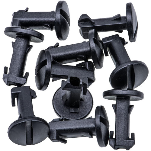Rexka 10pcs Bumper Cover Retainer Tow Bracket Cover Body Liner Twist to Lock Retainer Clip for Land Rover LR012844 Discovery LR4 Range Rover Sport Velar