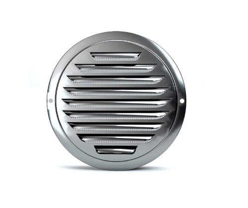6 Inch Stainless Steel Air Vents with Built in Screen Mesh for Ventilation