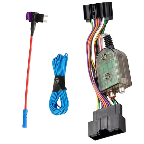Factory Radio Add a Subwoofer Speaker Amplifier Wire Harness Adapter Fits for Ford F-150 250 350 450 550 Edge Escape Explorer Fiesta Carnival Focus Mustang Transit Interface Wiring Inline Converter