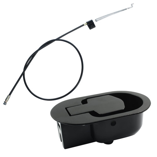 Biaungdo Recliner Handle with Cable, Black Heavy Duty Pull Lever Sofa Part