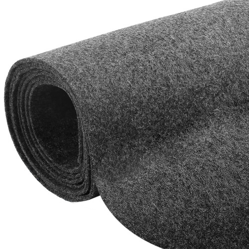 Halero 78"x40" Grey Underfelt Carpet for Speaker, Sub Box Carpet, Auto, RV, Boat, Marine, Truck, Car Trunk Felt Fabric Material