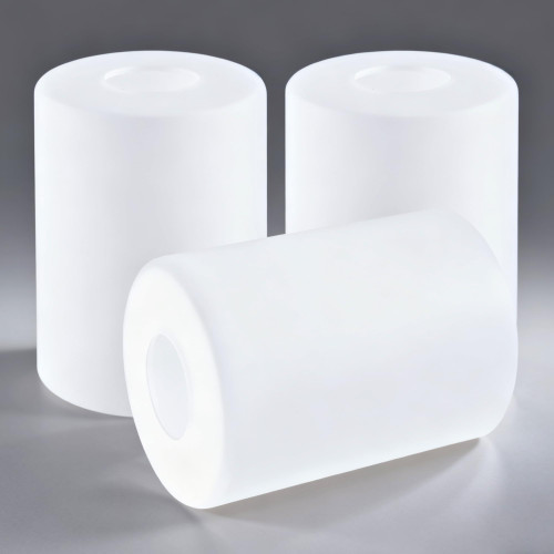 GO&SO 3PcS Clear Glass Lamp Shade,5.9" H,3.94" D,1.65" Fitter,Cylinder