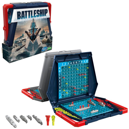Hasbro Gaming Battleship Classic Board Game, Strategy Game for Kids Ages 7 and Up, Fun Kids Game for 2 Players, Multicolor Hasbro Gaming Battleship Classic Board Game, Strategy Game for Kids Ages 7 and Up, Fun Kids Game for 2 Players, Multicolor