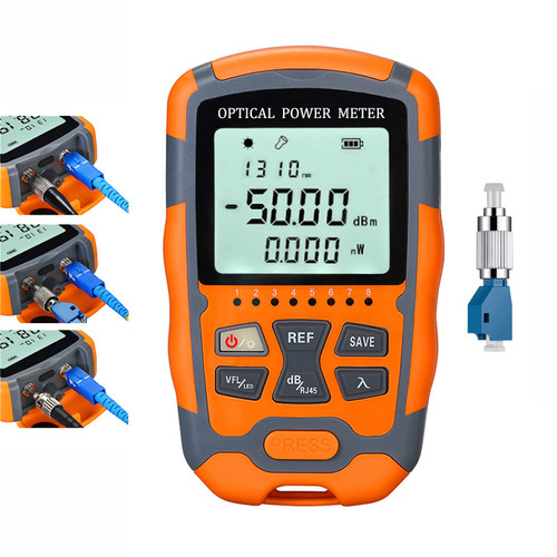 Duogalia Fiber Optic Tester (M50-10, OPM & VFL) with FC-LC Adapter