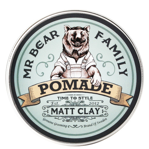 Matte Hair Pomade for Men – Medium Hold Water Based Mens Hair Styling Pomade Contains Volumising Kaolin Clay + Bentonite Clay – Non Greasy Texturising Matt Pomade for Effective Frizz Control 100 ml