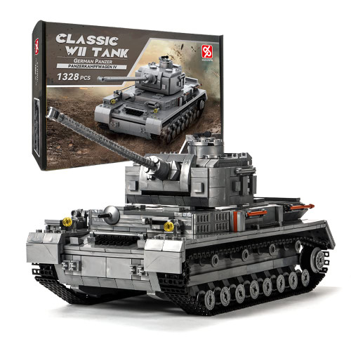 DAHONPA Panzer-Ⅳ Tank Army Building Block(1328 PCS),WW2 Military Historical Collection Model with Soldier Figures,Toys Gifts for Kid and Adult. DAHONPA Panzer-Ⅳ Tank Army Building Block(1328 PCS),WW2 Military Historical Collection Model with Soldier Figures,Toys Gifts for Kid and Adult.