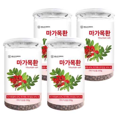 (헬로우 그린)국산 마가목환 200g(통) (Hello Green) Domestic Maackia Amurensis Fruit 200g (Whole)