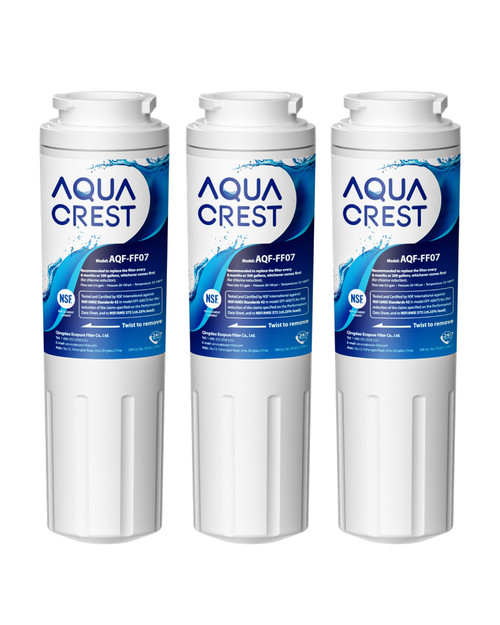 AQUA CREST UKF8001 Water Filter, Replacement for Maytag UKF8001P, 3 Pack