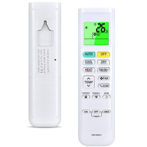New Backlight Replacement for Daikin Air Conditioner Remote Control ARC480A1 ARC480A2 ARC480A3 ARC480A4 ARC480A5 ARC480A6 ARC480A7 ARC480A8 ARC480A9 ARC480A10 ARC480A11(Fahrenheit