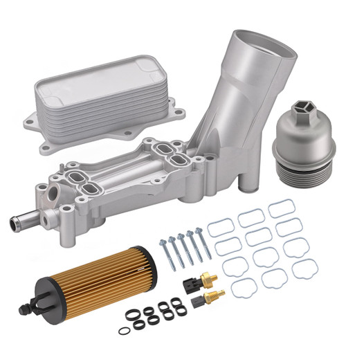Upgraded Aluminum Engine Oil Cooler Oil Filter Housing 926-959 Fit Chrysler Dodge Jeep Ram 68105583AF 926-876