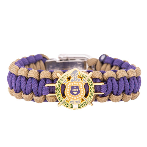 Desert Cactus Omega Psi Phi Paracord Bracelet OPP Omega Man D9 Divine 9 Adjustable Size (Paracord - Crest) Desert Cactus Omega Psi Phi Paracord Bracelet OPP Omega Man D9 Divine 9 Adjustable Size (Paracord - Crest)
