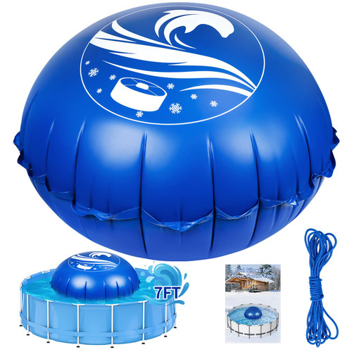 Totiro 7 FT Pool Pillow for Above Ground Pools, Round Winter Pool Pillow