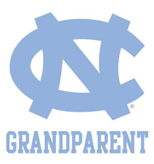 UNC Tar Heels GRANDPARENT Clear Vinyl Decal Car Truck Sticker North Carolina UNC Tar Heels GRANDPARENT Clear Vinyl Decal Car Truck Sticker North Carolina
