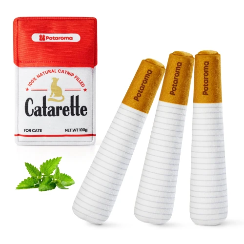 Potaroma 3-Pack Catnip Cat Toys, 15,000mg A+ Pure Kitten Kickers