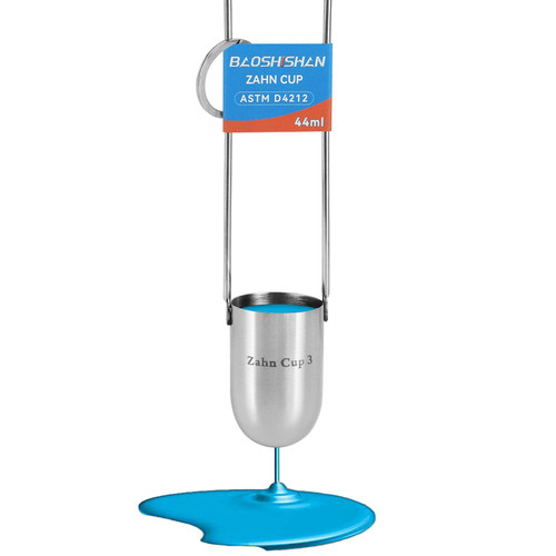 BAOSHISHAN No.3 Zahn Viscosity Cup, Stainless Steel, 10-800 cSt