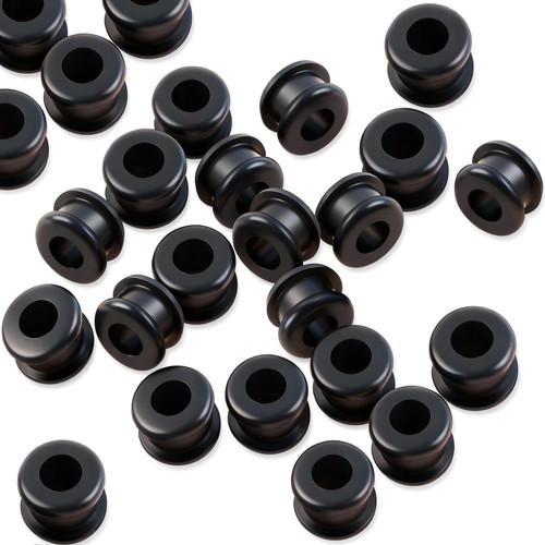 Hxszk 20PCS New Black Upgrade Rubber Grommets Compatible with Hunter Vintage/Discontinued Ceiling Fans, Ceiling Fan Replacement Parts for Blades, Screws, Balance Kit & Mounting Bracket