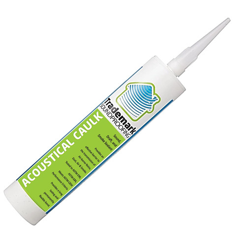 TMS Acoustical Soundproofing Caulk - Premium Sound Proofing Acoustic Sealant - Superior Noise Reduction, Easy Application, Durable & Long-Lasting, 1 Tube (29oz).