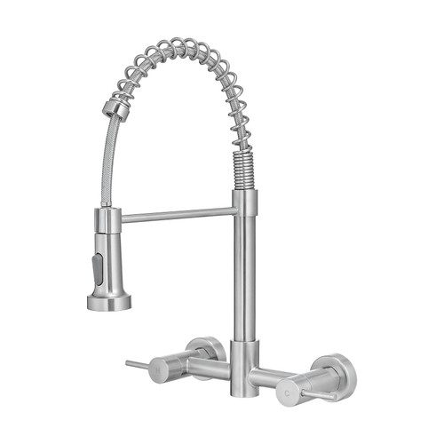 AIMADI Wall Mount Kitchen Faucets, 8-Inch Center