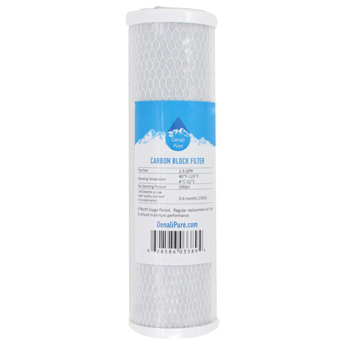 10-Pack Replacement for GE GXWH04F Activated Carbon Block Filter