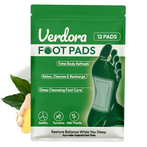 VERDORA Deep Cleansing Foot Pads,Natural Premium Footpatch