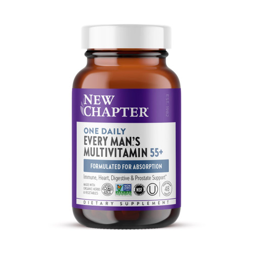 New Chapter Every Man's One Daily 55+ Multivitamin, 48 Tablets