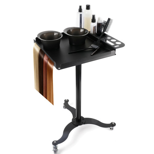 ASTONFOG Rolling Salon Tray on Wheels, Hair Tray for Salon Tattoo Spa Use