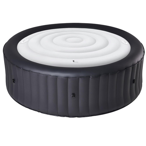 Inflatable Hot Tub Cover, Energy Saving Lid for Outdoor Hot Tub, Cover Protector for Most Inflatable Hot Tubs (Round-4.7ft-Handle)