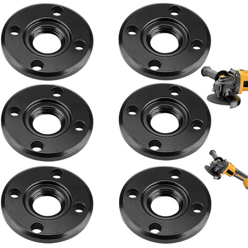 N134467 5/8-11 Angle Grinder Flange Nut for DeWallt Grinders 6-Pack