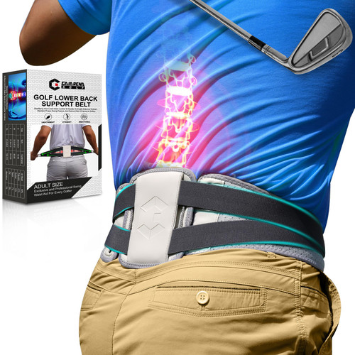 GAIARENA Golf Lower Back Support Belt for Golfers Swing Training Equipment Support & Tighten Waist & HIPS, Protect Lower Back, Prevent Musculoskeletal Damage M Size [ON Course Version]