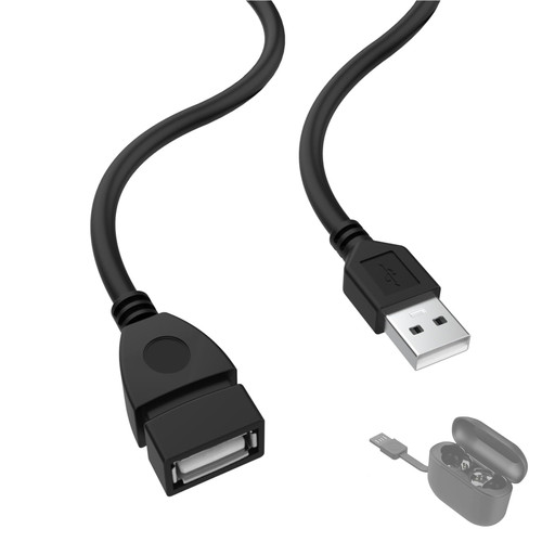Zosvoses Go Air Pop Charger Cord Compatible with JLab Go Air Pop/Sport, Epic Air ANC/Sport ANC, JBuds Air/Sport/Executive/ANC/Play Gaming/Pro Wireless Earbuds, 5ft