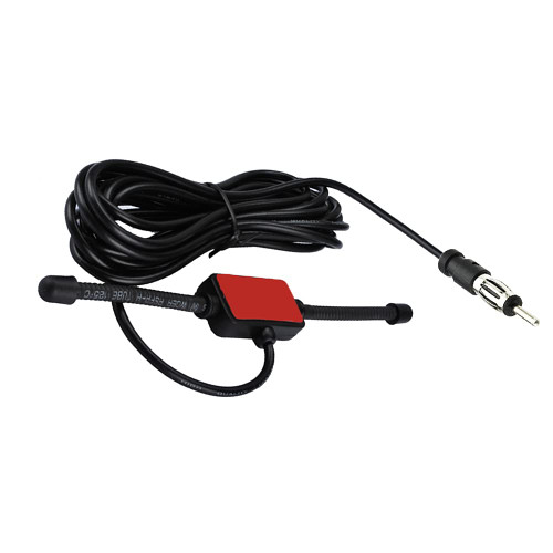 Supmory Universal Stereo AM/FM Radio Antenna - Hidden Patch Truck Car Radio Antenna - 10ft DIN Plug