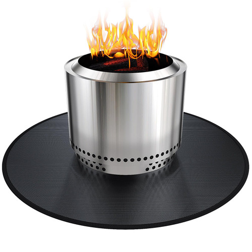 38" Fireproof Fire Pit Mat for Solo Stove Bonfire Deck Protector