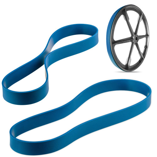 Urethane Band Saw Tires Fits - Delta Shopmaster Bs100 Type 9 inch bandsaw tire - 2 Pack Heavy Duty Urethane Band Saw Tire - Urethane Bandsaw Tires - No Adhesive Needed - Made in the USA