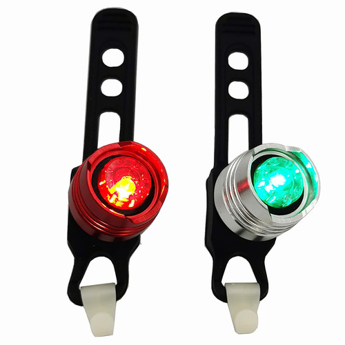 Deals4you Aluminum Green and Red Portable Marine LED Boating Lights, Led Navigation Lights for Boat Bow or Stern,Backup Lights for Kayak Pontoon Yacht Dinghy