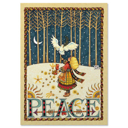 Current Peace Dove Christmas Greeting Cards Set © Mary Engelbreit - Set of 18 Large 5 x 7-Inch Folded Cards, Themed Religious Holiday Card Value Pack, Envelopes Included Current Peace Dove Christmas Greeting Cards Set © Mary Engelbreit - Set of 18 Large 5 x 7-Inch Folded Cards, Themed Religious Holiday Card Value Pack, Envelopes Included