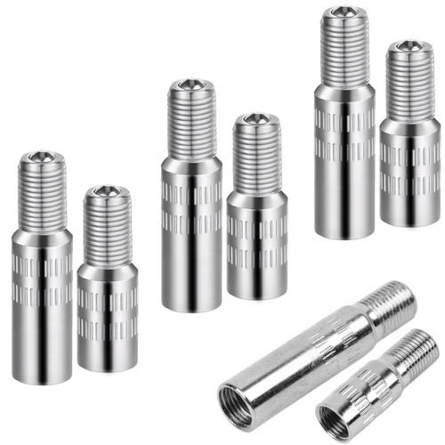 Framad 8PCS Tire Valve Stem Extension with Two Sizes: 39mm and 25mm, Brass Tire Valve Extender for Car Motorcycle Truck
