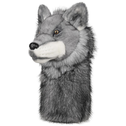 Big Crazy Wolf Golf Head Covers, Animal Driver Headcover, Golf Club Covers