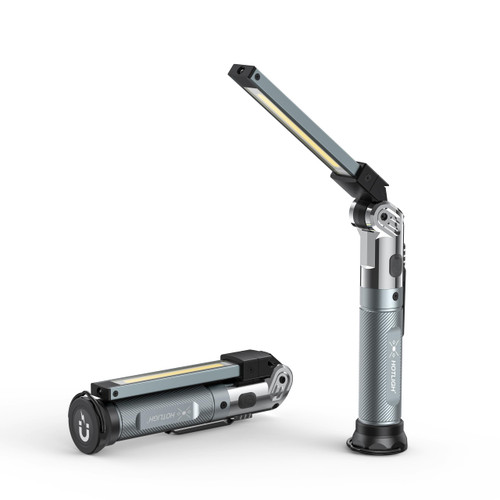 HOTLIGH Magnetic Work Light, 1200LM Rechargeable Work Light with Hook, 3 Mode & Hands-Free Mechanic Light, Magnetic Flashlight for Car Repairing/Emergency/Outdoor Work