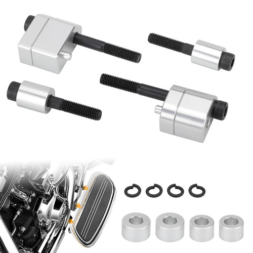 VG MOTO 1" 1.5" Floorboard Extension Kit for Harley Touring 2009-2024