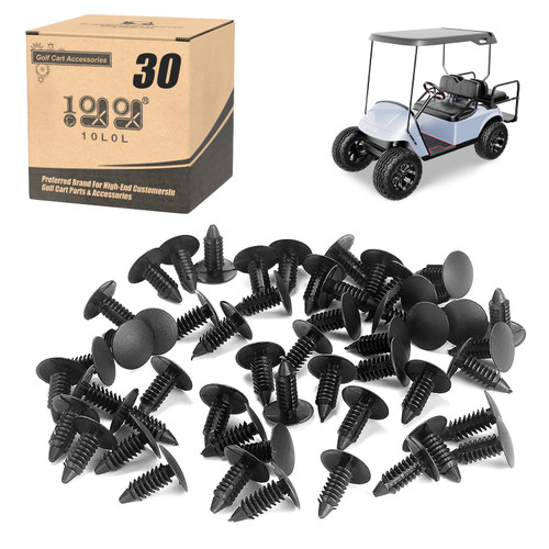 10L0L Universal Plastic Rivets for Yamaha EZGO Club Car Golf Cart 1981-up