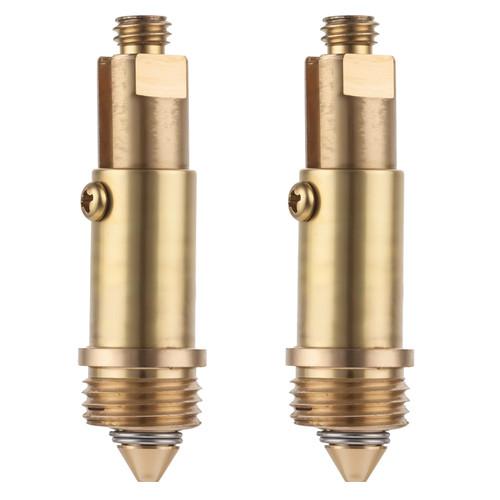 2 Pcs Basin Sink Clicker Pop Up Tub Drain Stopper Sink Pop Up Stopper Pop Up Bolt Basin Bath Sink Drain Click Clack Replacement Plug Bolt Spring Brass Push Spring Plug for Most Sink Tub Basin Drain